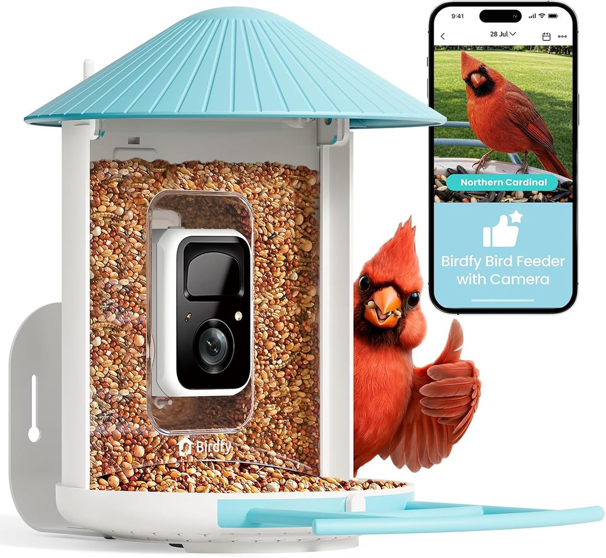 Birdfy NETVUE – Smart Bird Feeder with AI Camera & Live Stream