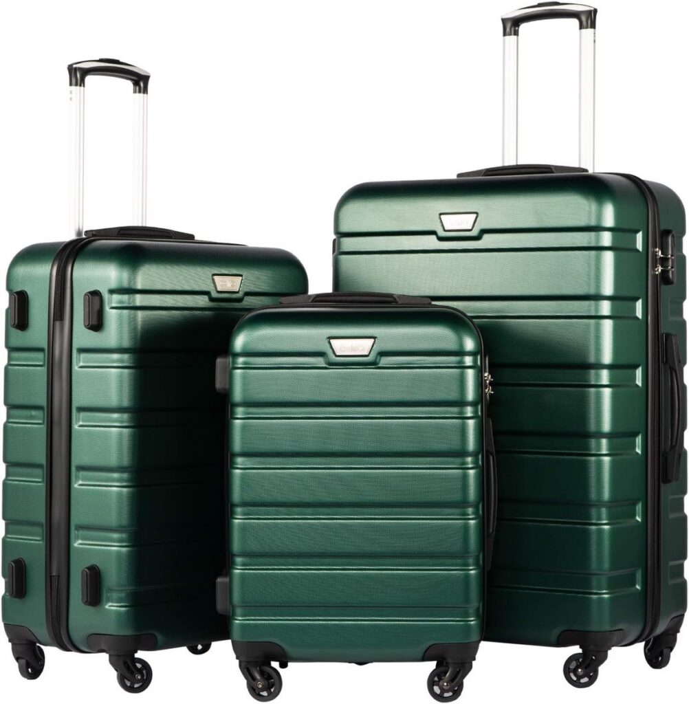 Coolife 3-Piece Hardshell Luggage Set – Travel Smarter, Spend Less