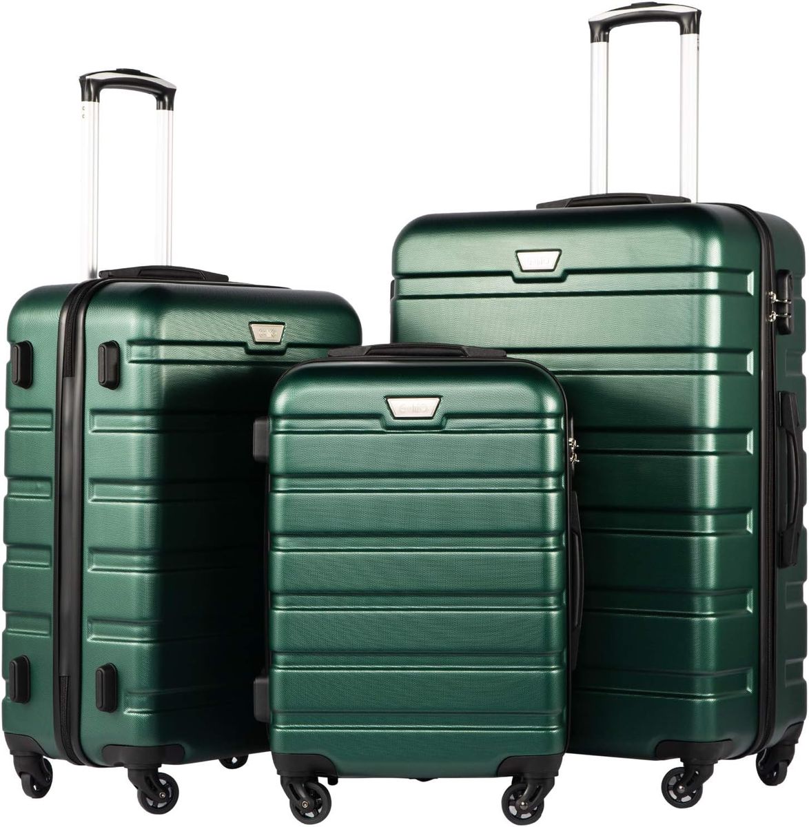 Coolife 3-Piece Hardshell Luggage Set – Travel Smarter, Spend Less