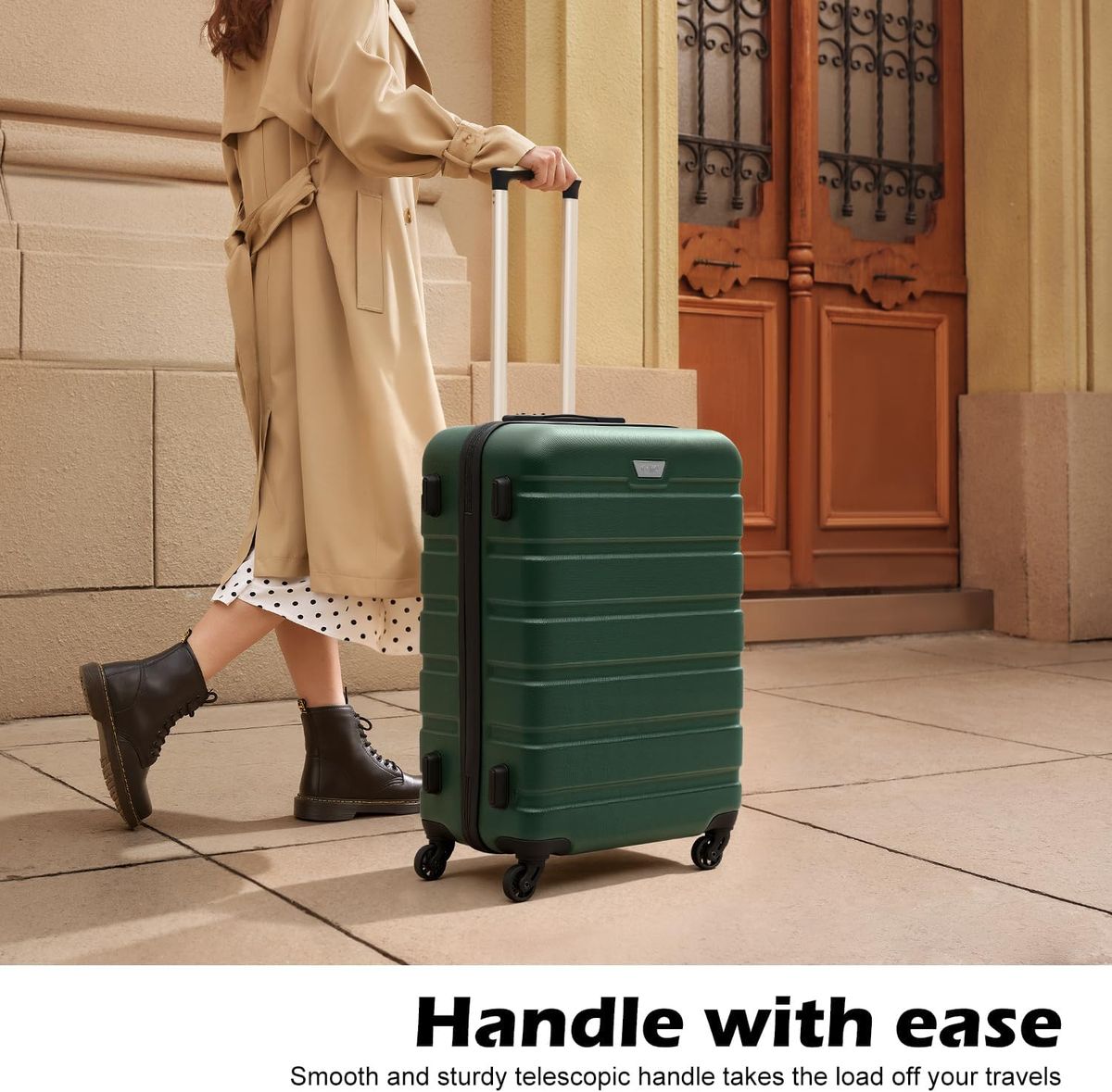 Coolife 3-Piece Hardshell Luggage Set – Travel Smarter, Spend Less
