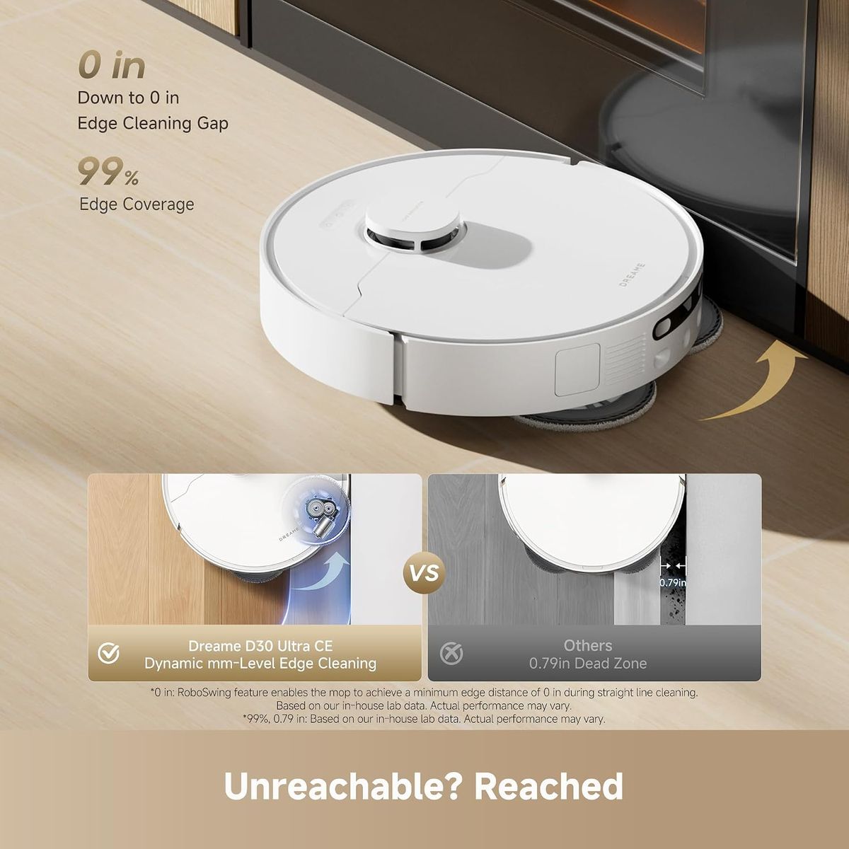 Dreame D30 Ultra CE: Robot Vacuum & Mop with Auto Empty