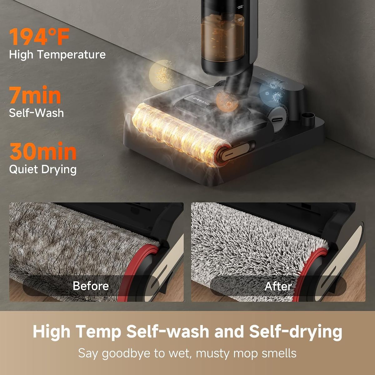 Dreame H12 Pro Gen2 Vacuum Mop – Effortless Floor Cleaning