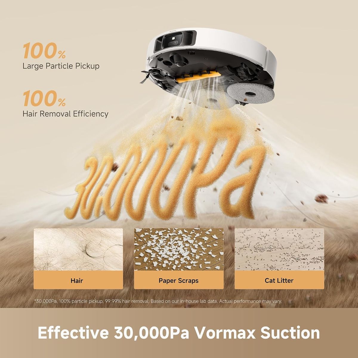 Dreame L60 Ultra PE Robot Vacuum: 30,000Pa Suction & Self-Cleaning
