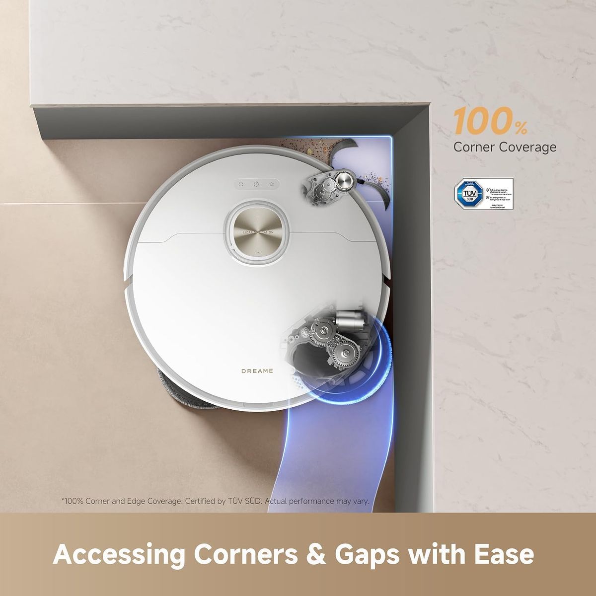 Dreame L60 Ultra PE Robot Vacuum: 30,000Pa Suction & Self-Cleaning