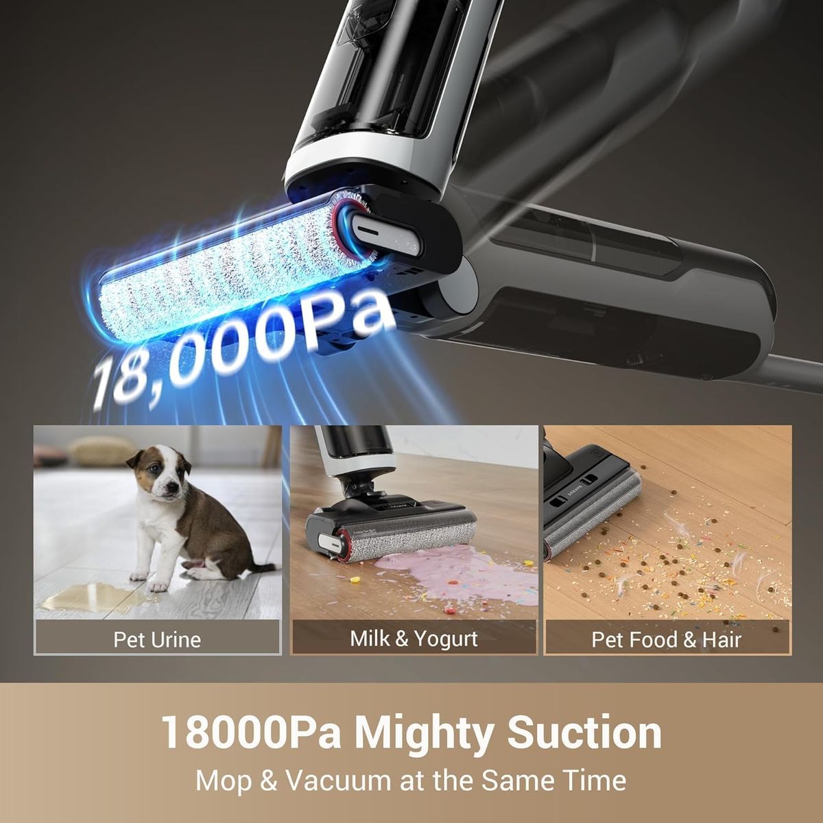 Dreame H14 Cordless Vacuum Mop: 180° Lie-Flat Cleaning