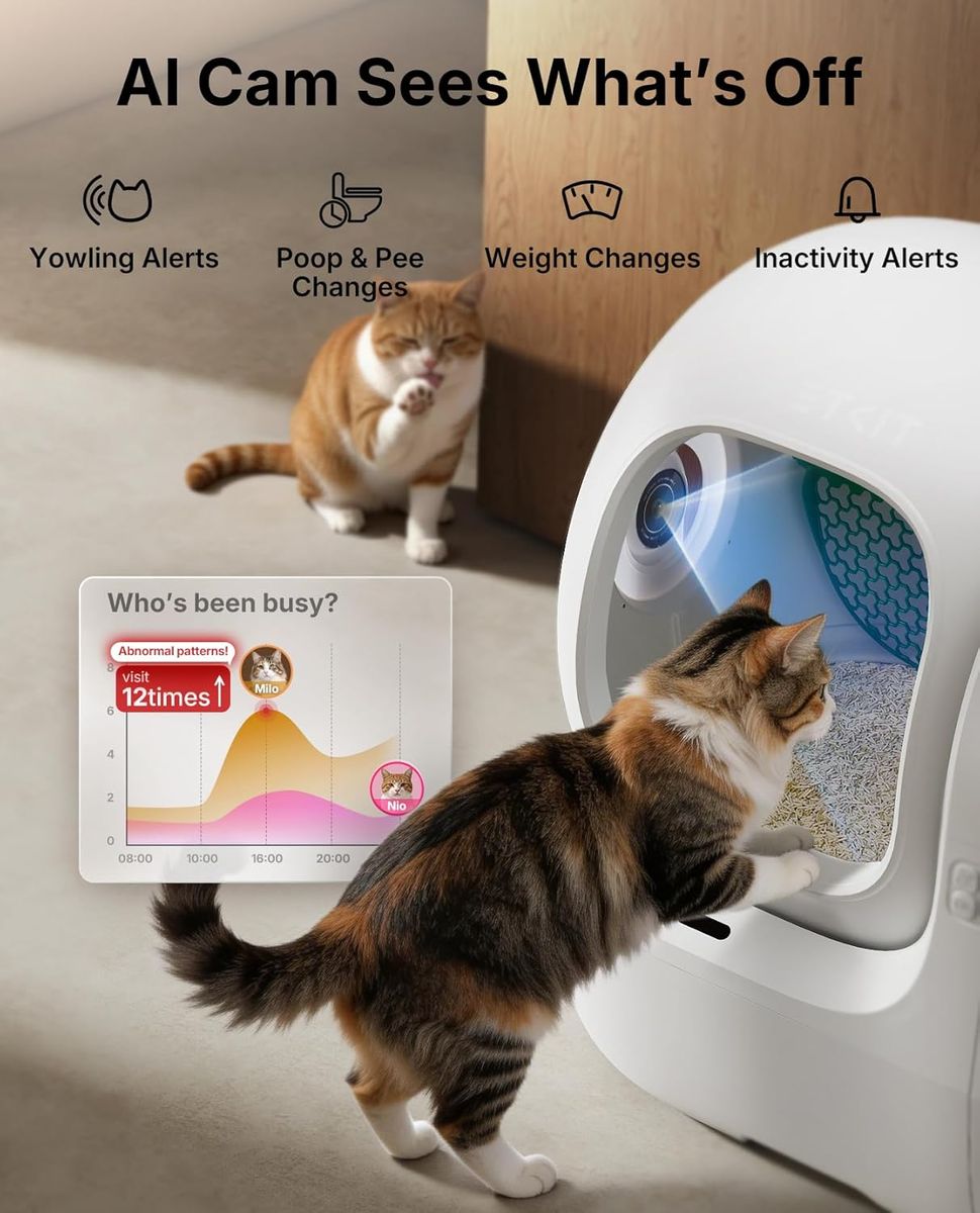 PETKIT Purobot Max Pro 2: AI Facial Recognition Litter Box