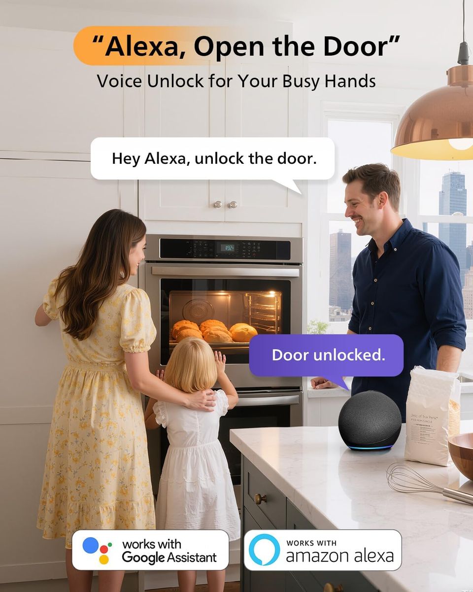 PHILIPS WiFi Smart Lock: Keyless Entry with Handle Set