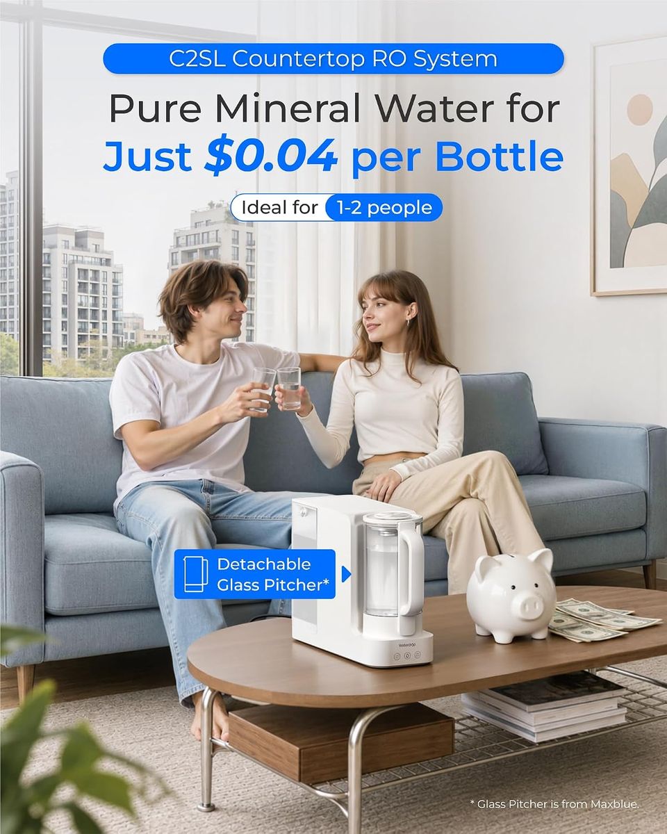 WFT Waterdrop C2SL: 7-Stage Mineral RO Countertop Filter
