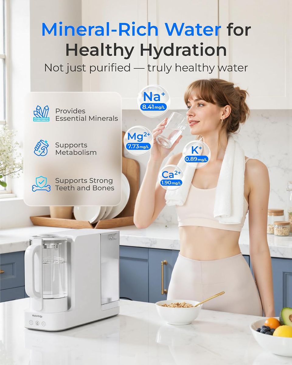WFT Waterdrop C2SL: 7-Stage Mineral RO Countertop Filter