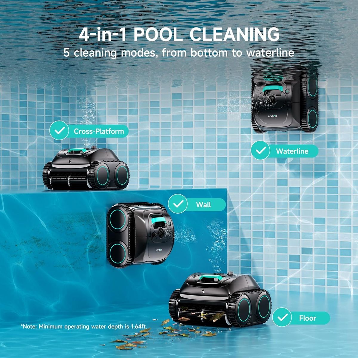 WYBOT C1: The Cordless Pool Cleaner That Actually Works
