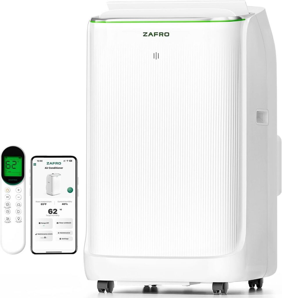 ZAFRO Smart Inverter 16000 BTU Dual Hose Portable AC