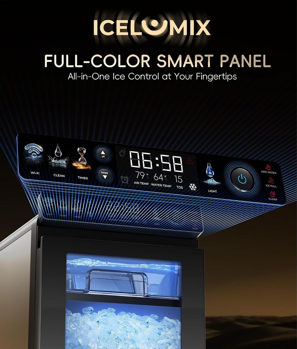 ecozy Nugget Ice Maker: Smart, Fast, Chewable Ice