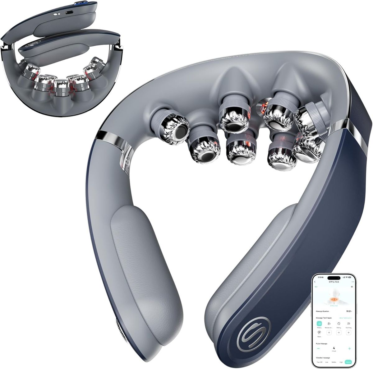 skgamz SKG G7 Pro Fold Neck Massager: The Designer’s Choice