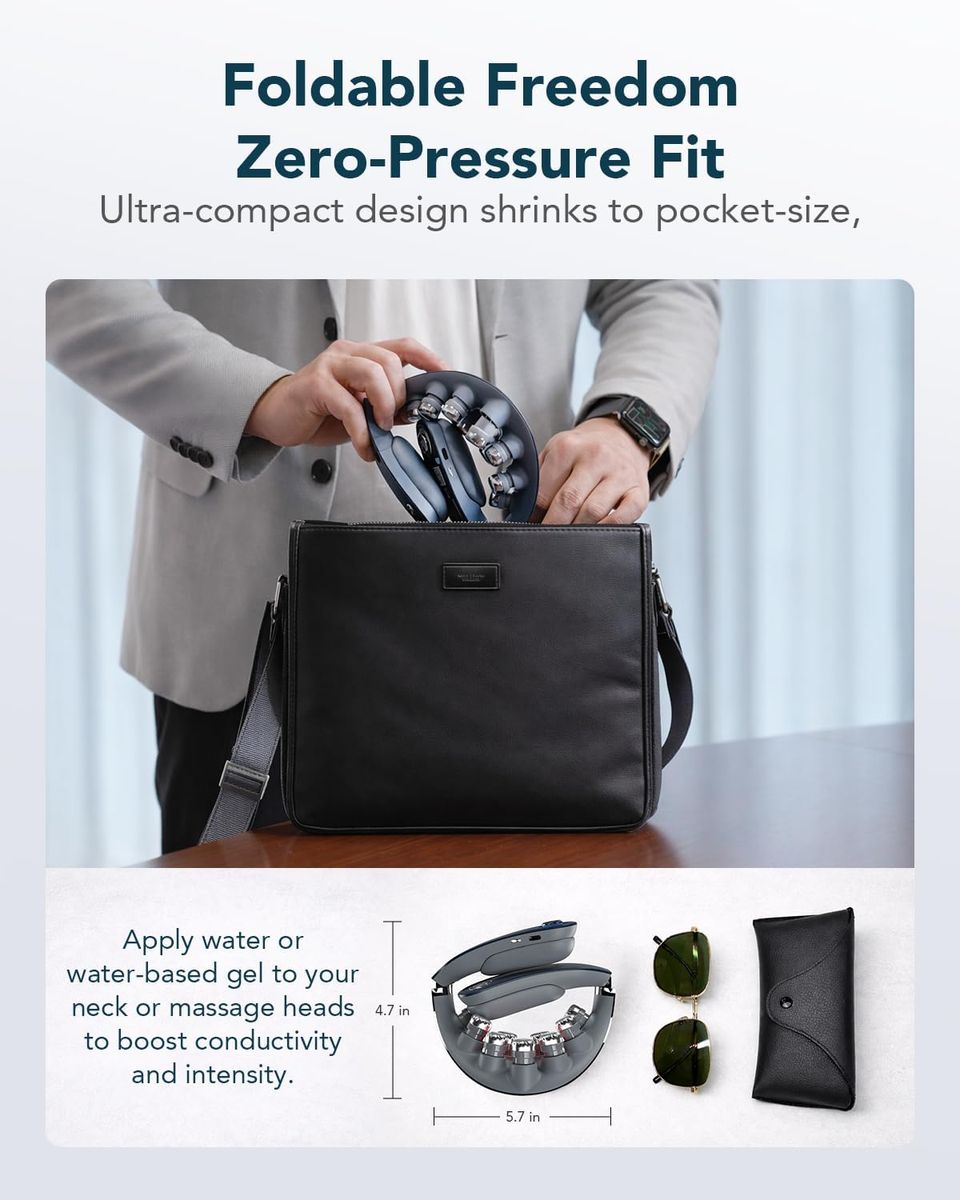 skgamz SKG G7 Pro Fold Neck Massager: The Designer’s Choice