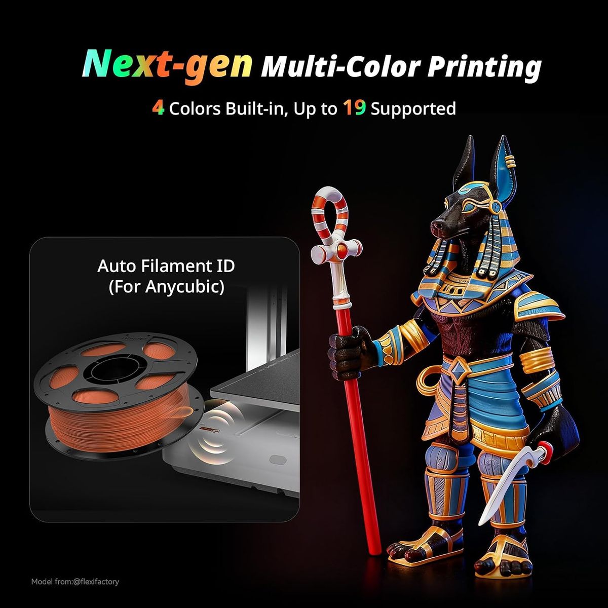 ANYCUBIC Kobra X: Multicolor 3D Printing Power