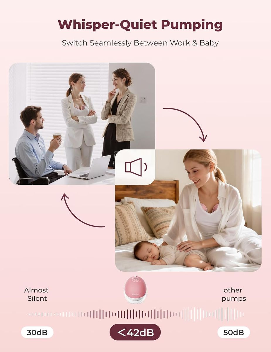 Momcozy M9 Breast Pump: Freedom, Discreet & Powerful
