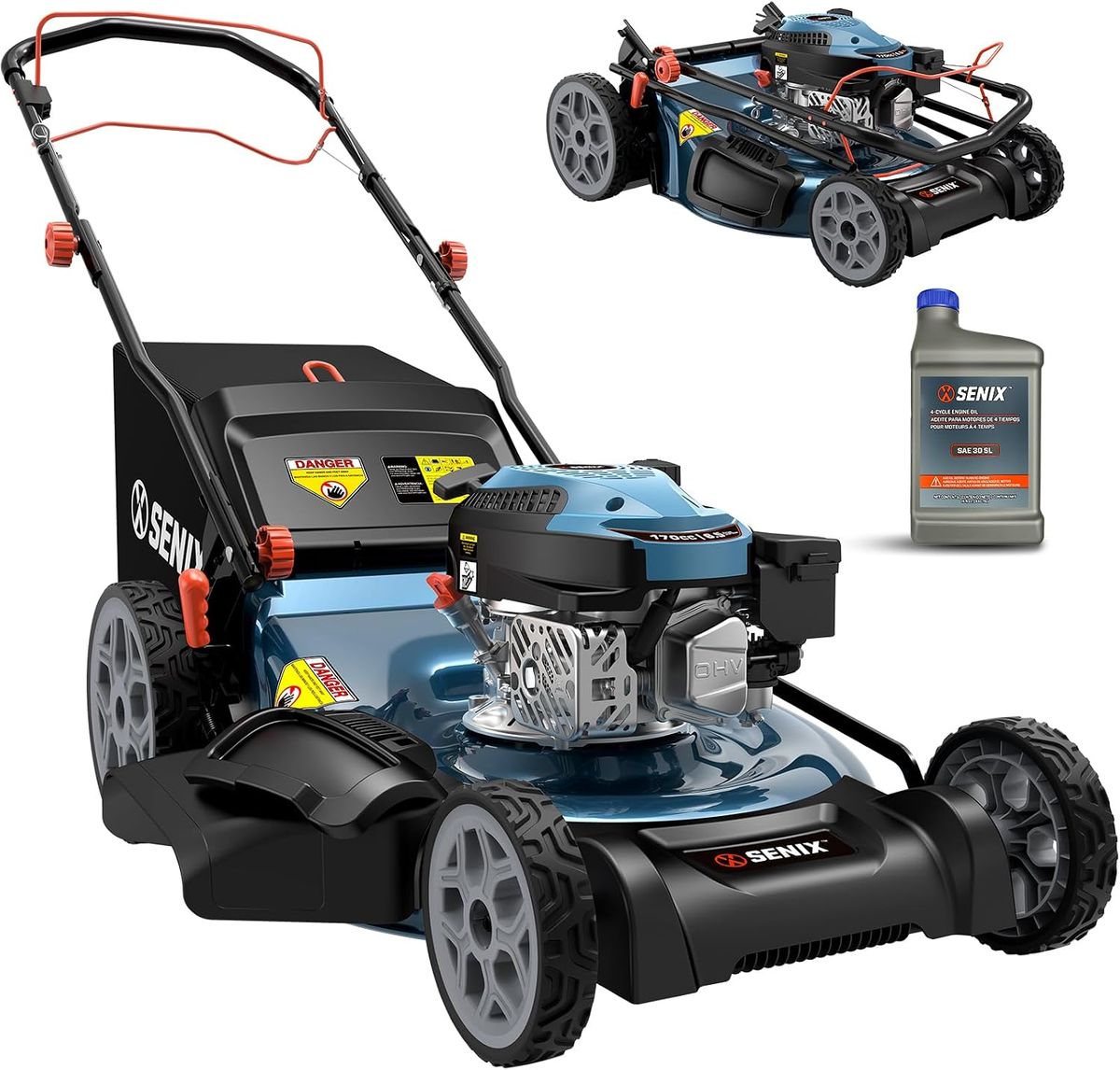 SENIX 22" Self-Propelled Gas Lawn Mower Review