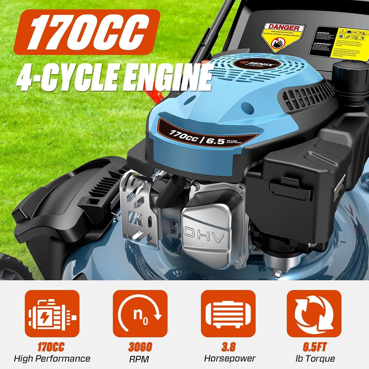 SENIX 22" Self-Propelled Gas Lawn Mower Review