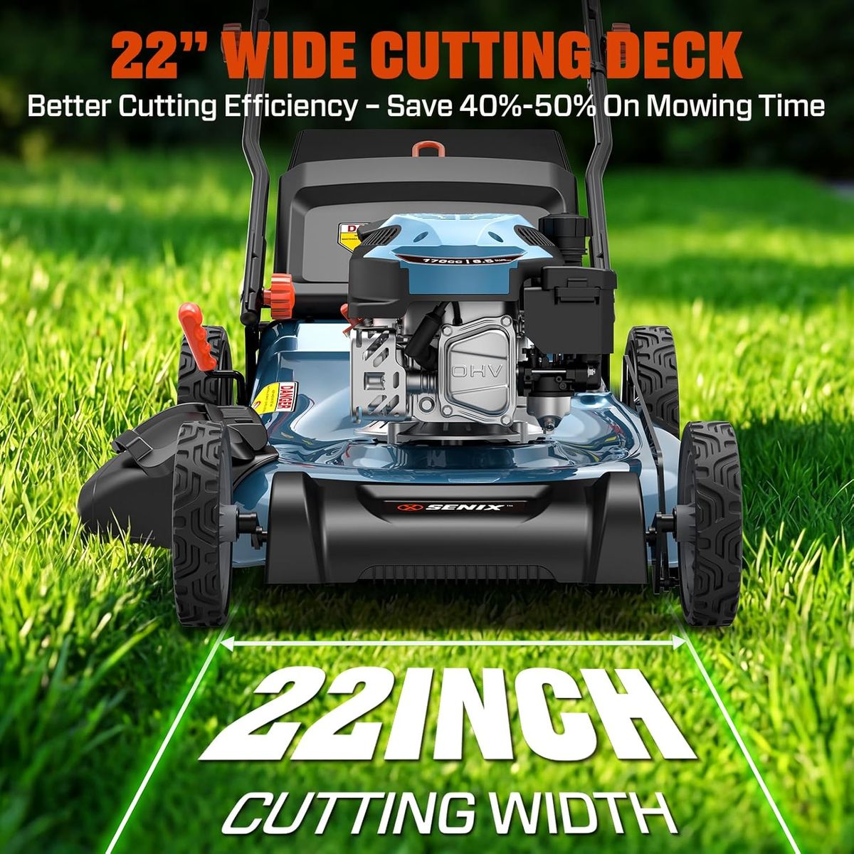 SENIX 22" Self-Propelled Gas Lawn Mower Review