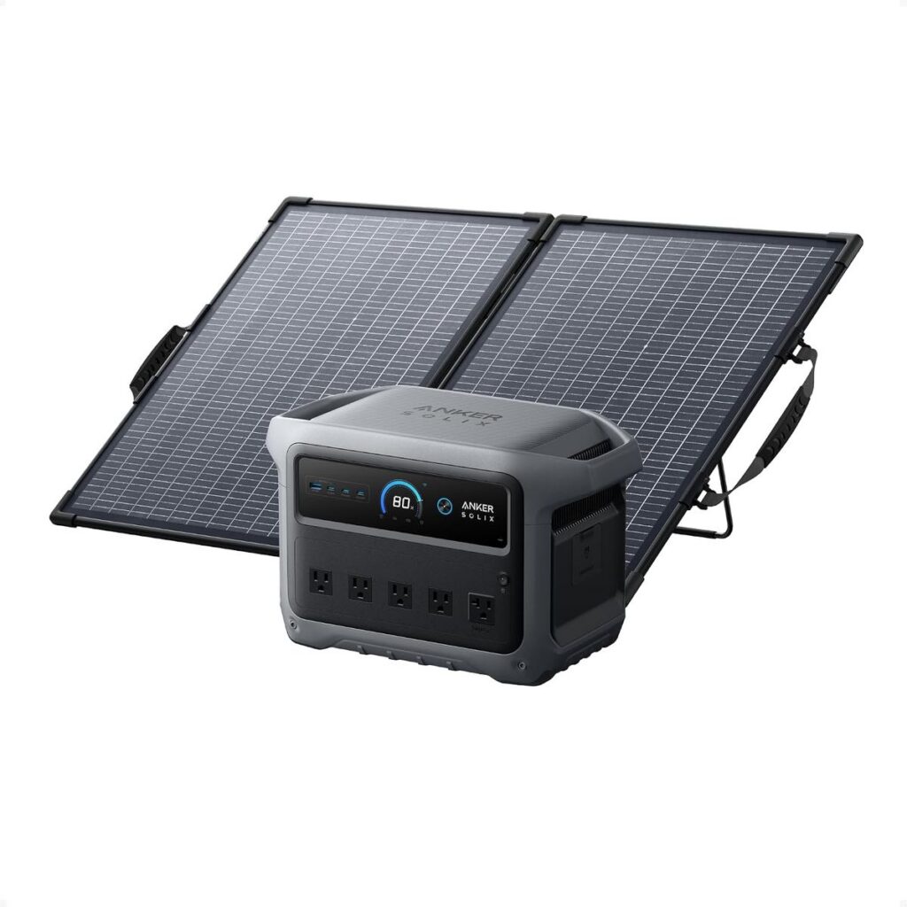 Anker SOLIX C1000 Gen 2: Power Station + 100W Solar Panel