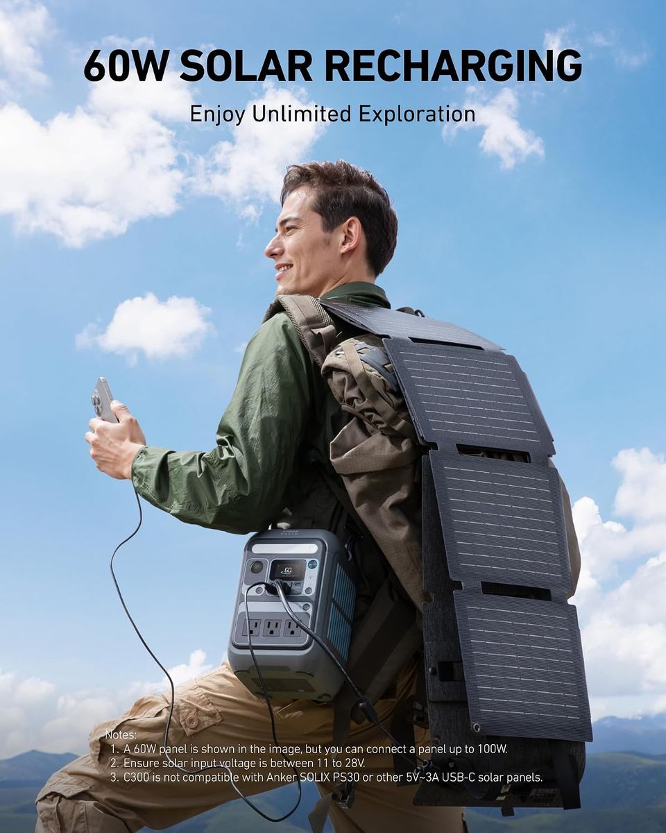 Anker SOLIX C300 Portable Power Station: Power Anywhere