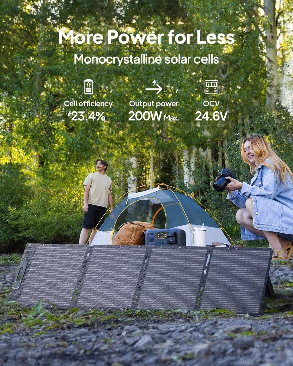 BLUETTI 200W Solar Panel: Portable Power for Every Adventure
