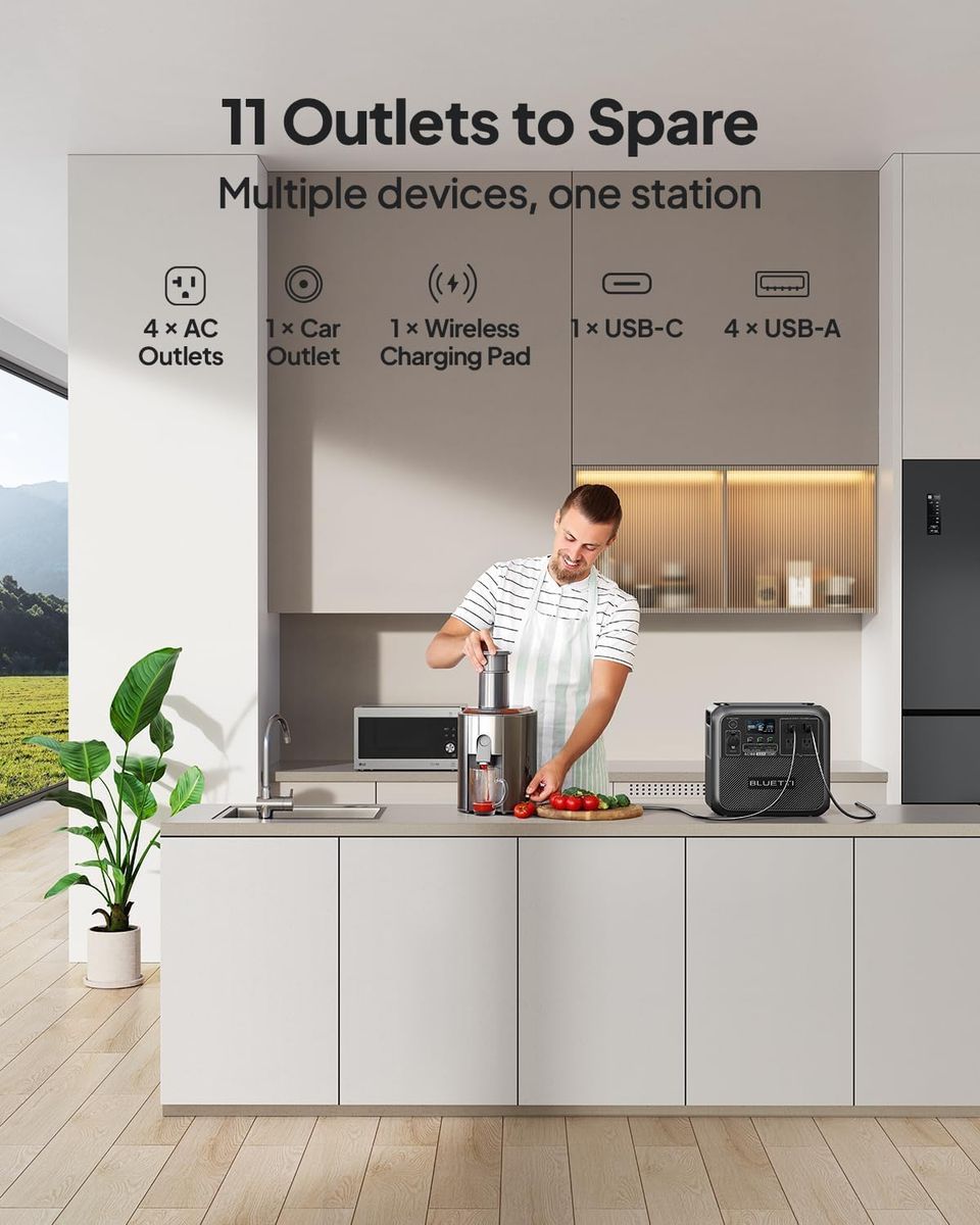 BLUETTI AC180 Solar Generator: Power Anywhere, Anytime