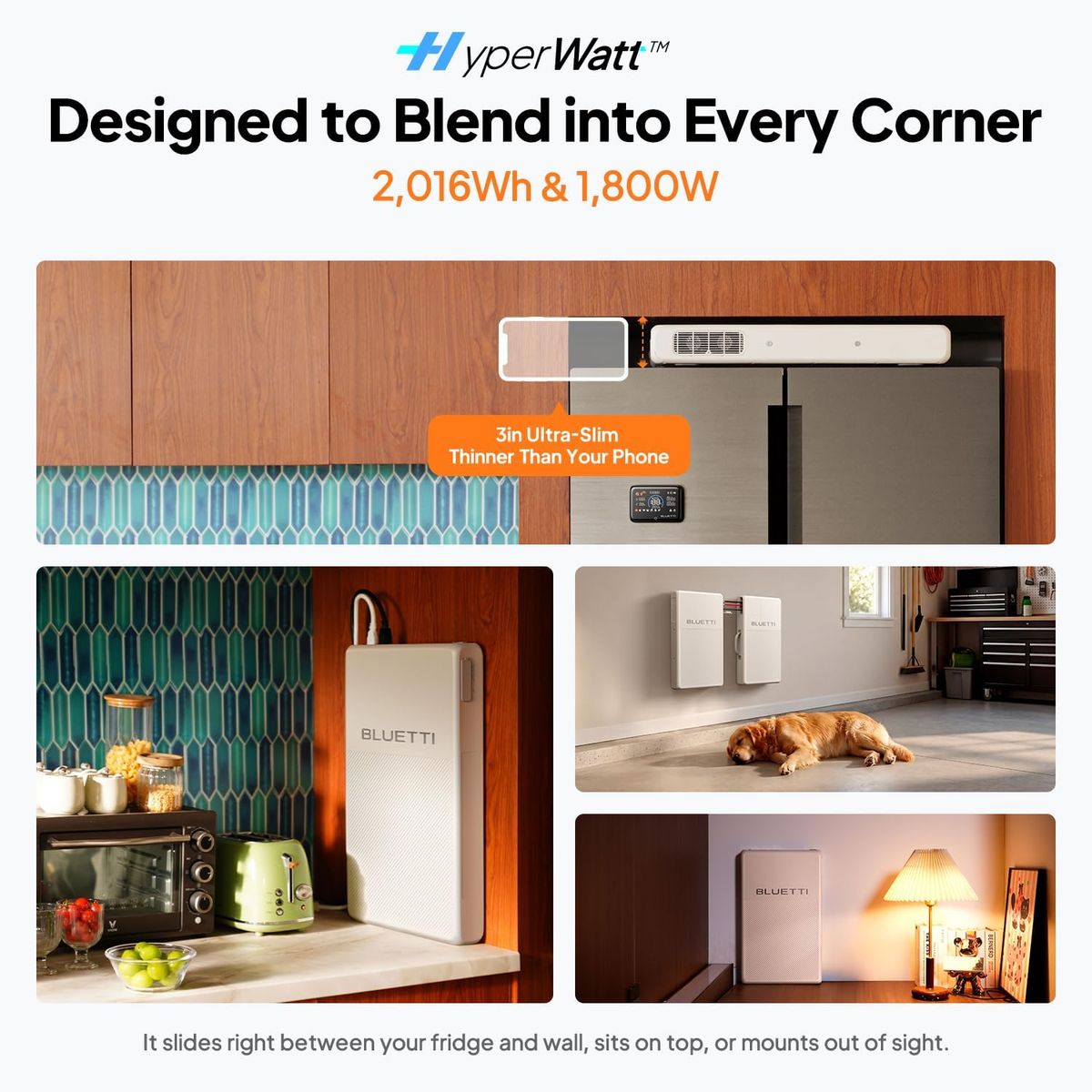 BLUETTI FridgePower Portable Power Station: 2016Wh Backup