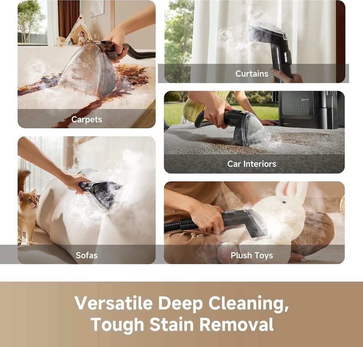 DREAME N20 Steam Carpet Cleaner: Deep Clean & Refresh