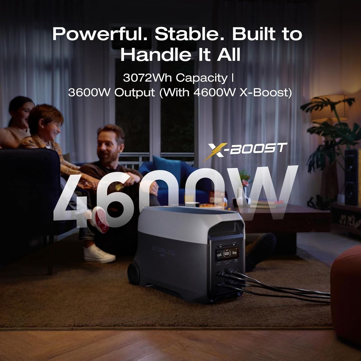 ECOFLOW Delta 3 Ultra: 3072Wh Portable Power Station