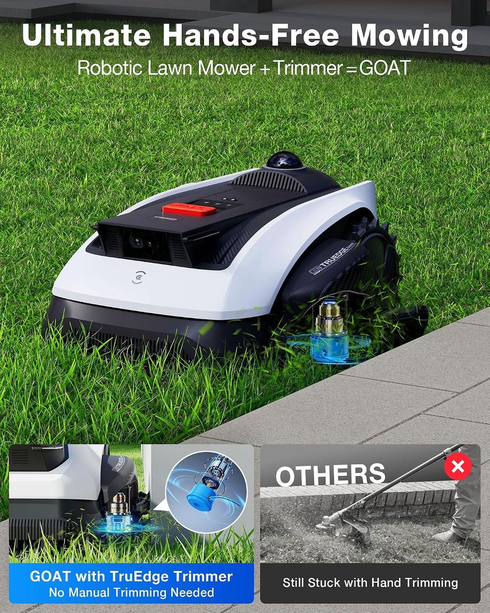 ECOVACS Goat O1000 LiDAR PRO Robot Lawn Mower: A Busy Parent's Review