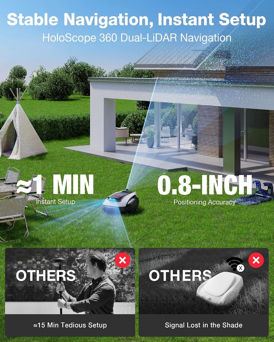 ECOVACS Goat O1000 LiDAR PRO Robot Lawn Mower: A Busy Parent's Review