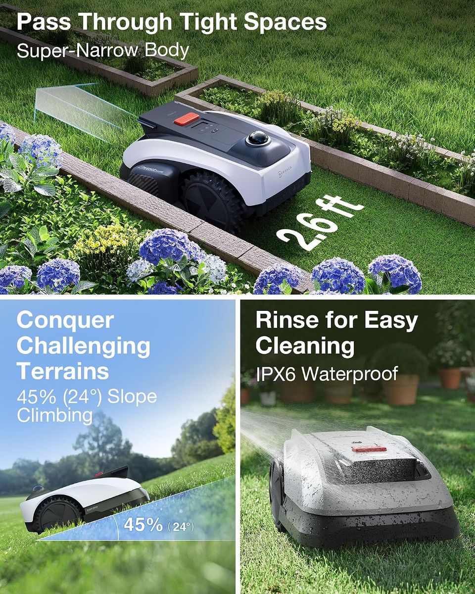 ECOVACS Goat O1000 LiDAR PRO Robot Lawn Mower: A Busy Parent's Review
