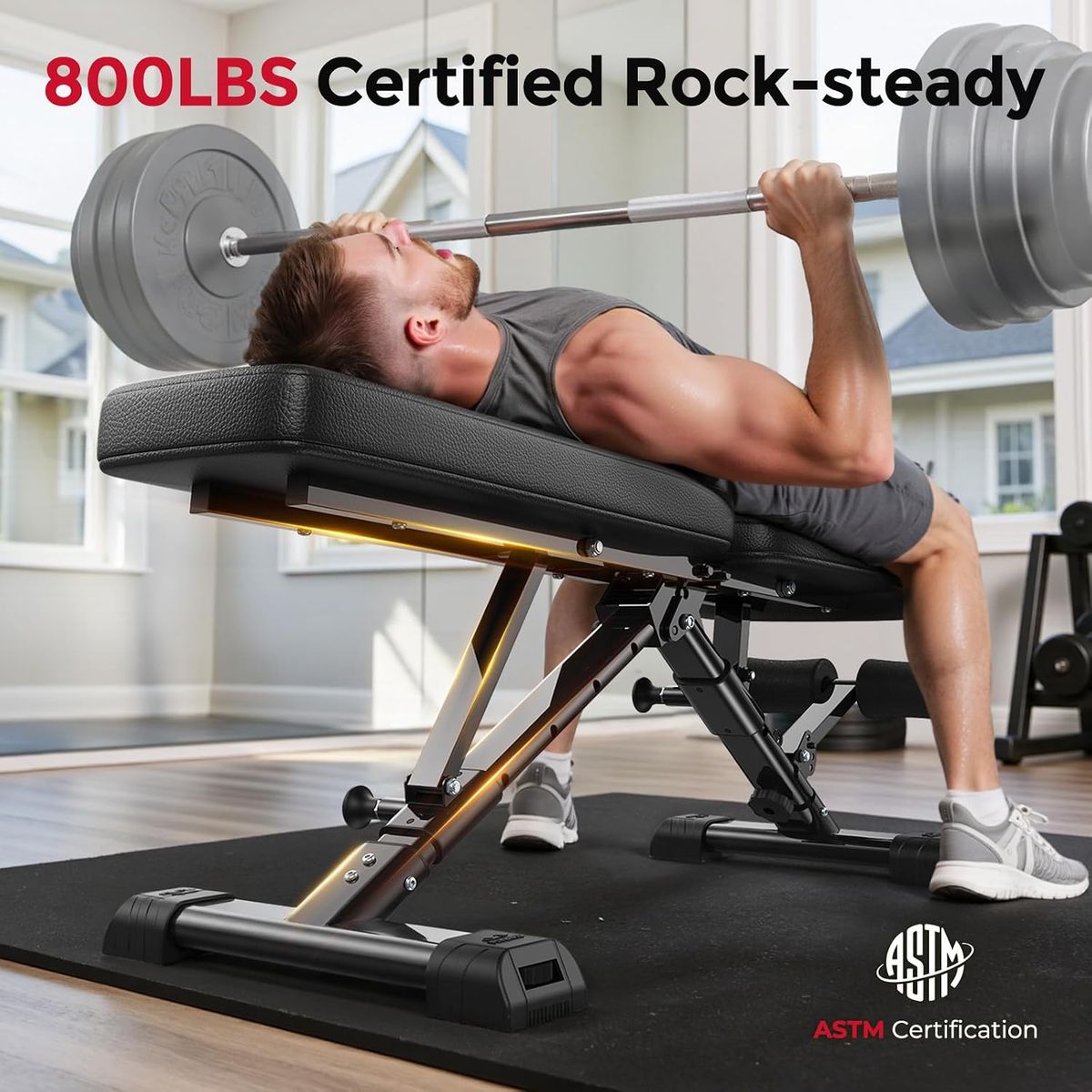 FLYBIRD WB5 Weight Bench: Cozy Home Gym Upgrade