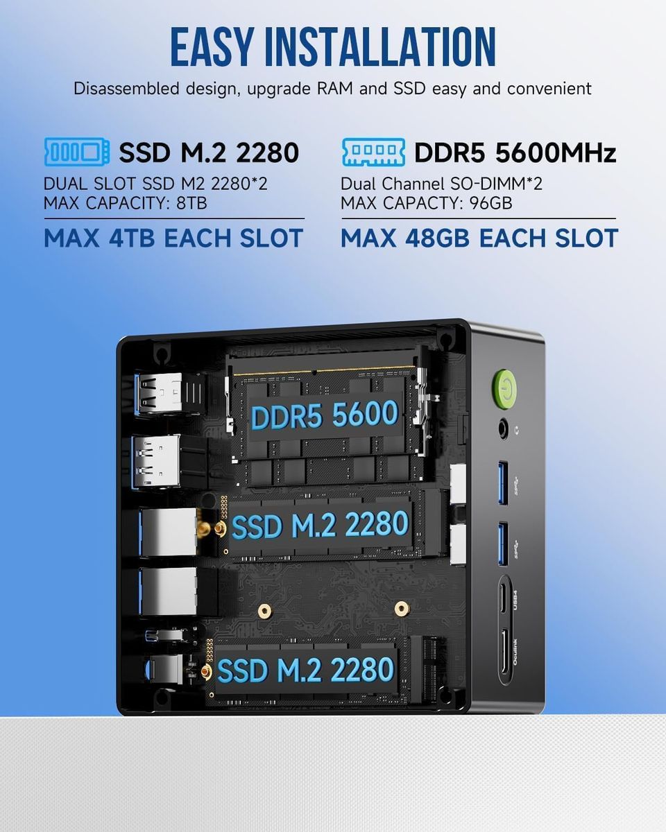 GMKtec K8 Plus Mini PC: Ryzen 7 Power, No Compromise