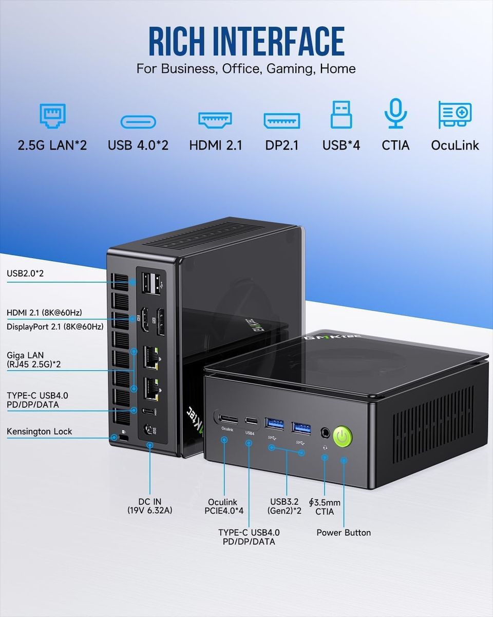 GMKtec K8 Plus Mini PC: Ryzen 7 Power, No Compromise