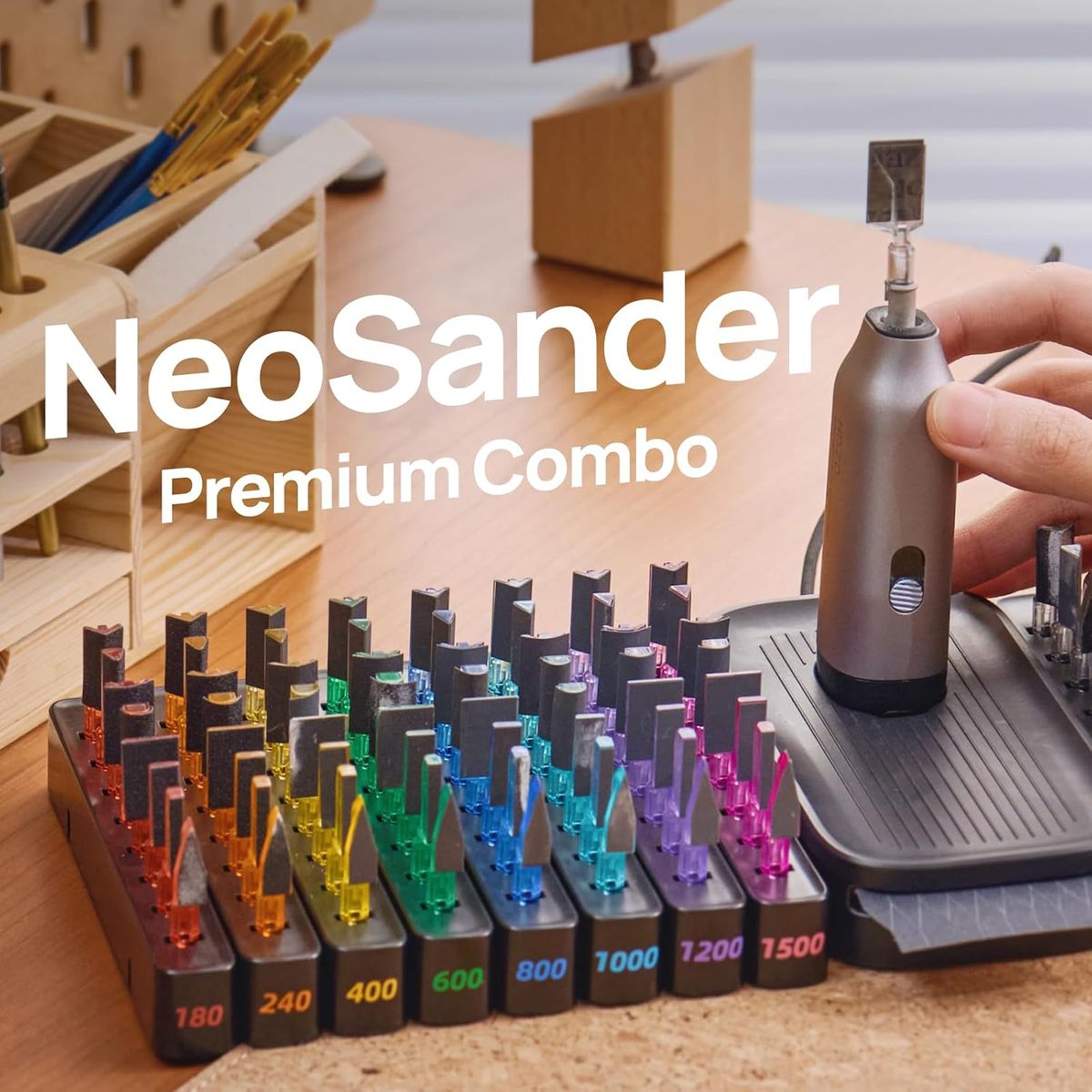 HOZO NeoSander Premium Combo: The Ultimate Mini Detail Sander Kit