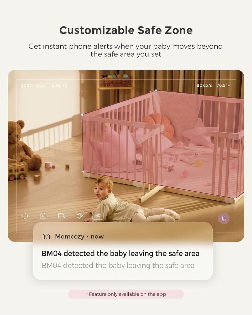 Momcozy BM04 Smart WiFi Baby Monitor: Dual-Cam Domination