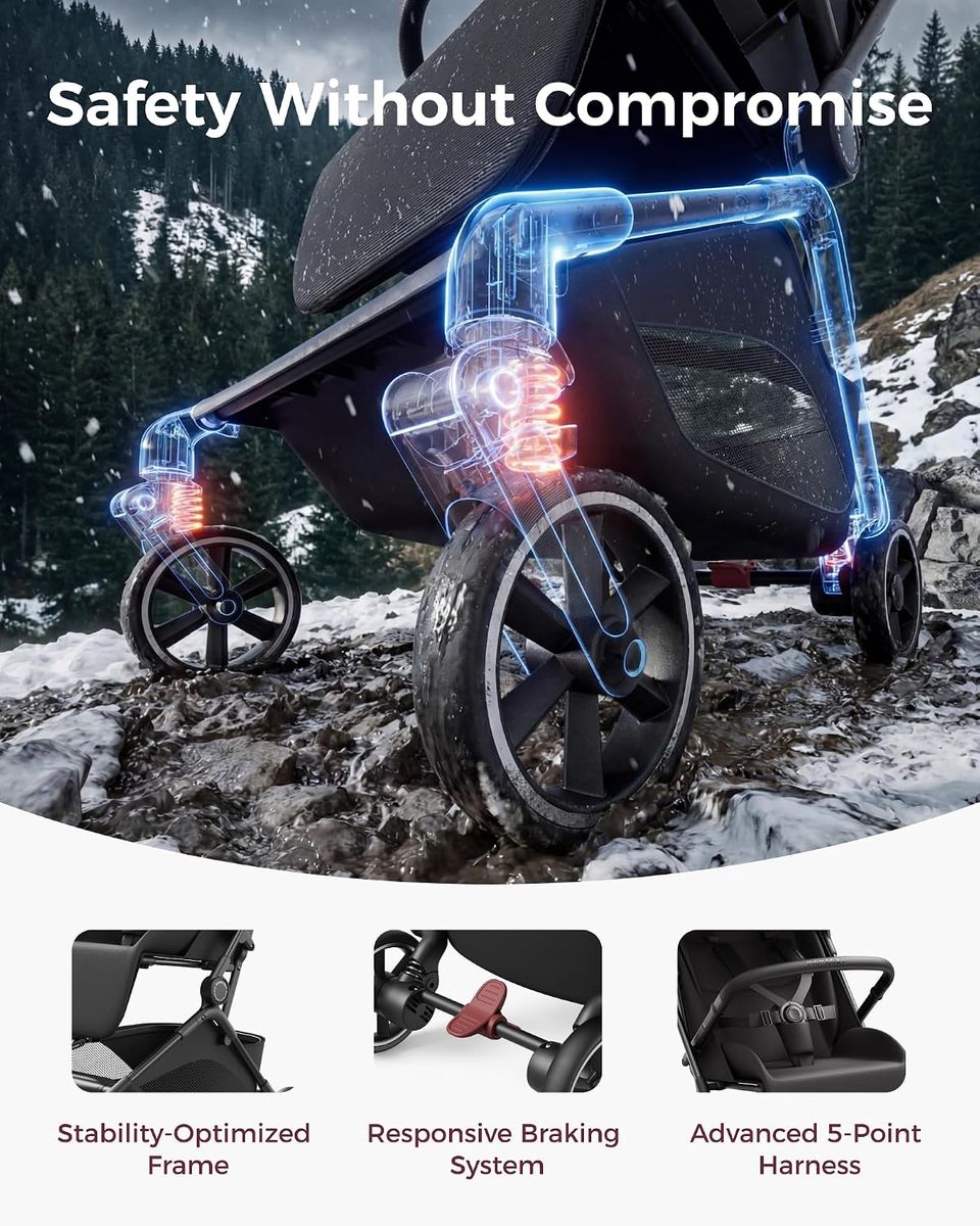 Momcozy TuckGo Travel Stroller: The Ultimate Family Travel Companion