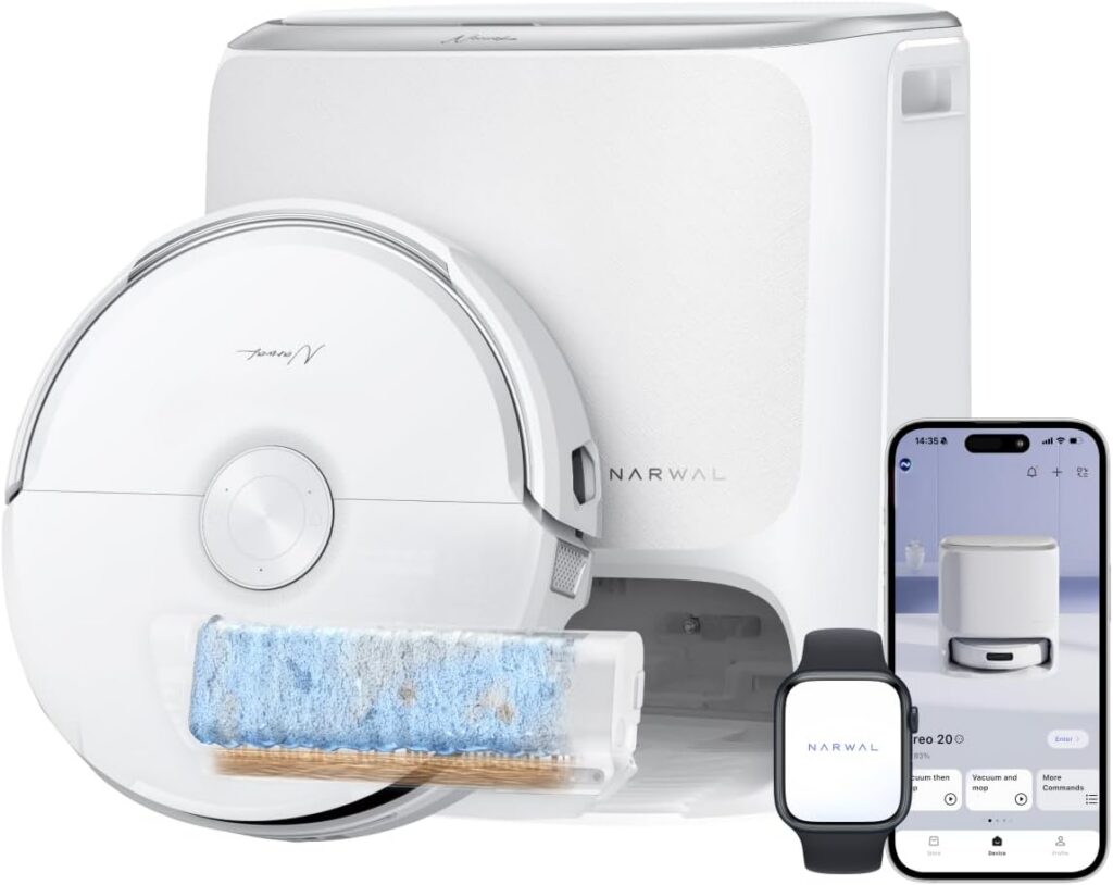 NARWAL Freo 20 Robot Vacuum and Mop: 31000 Pa of Pure Power