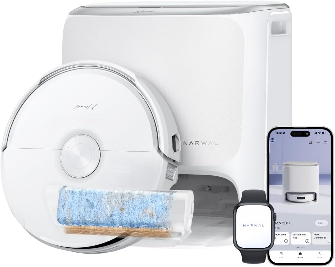 NARWAL Freo 20 Robot Vacuum and Mop: 31000 Pa of Pure Power