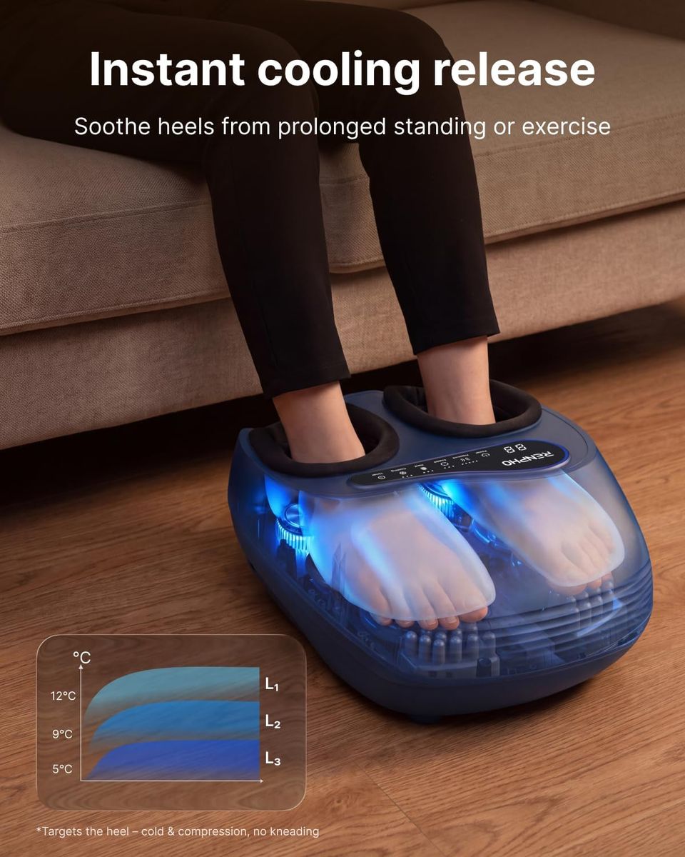 RENPHO Active Thermacool 2 Massage Gun: Hot & Cold Relief