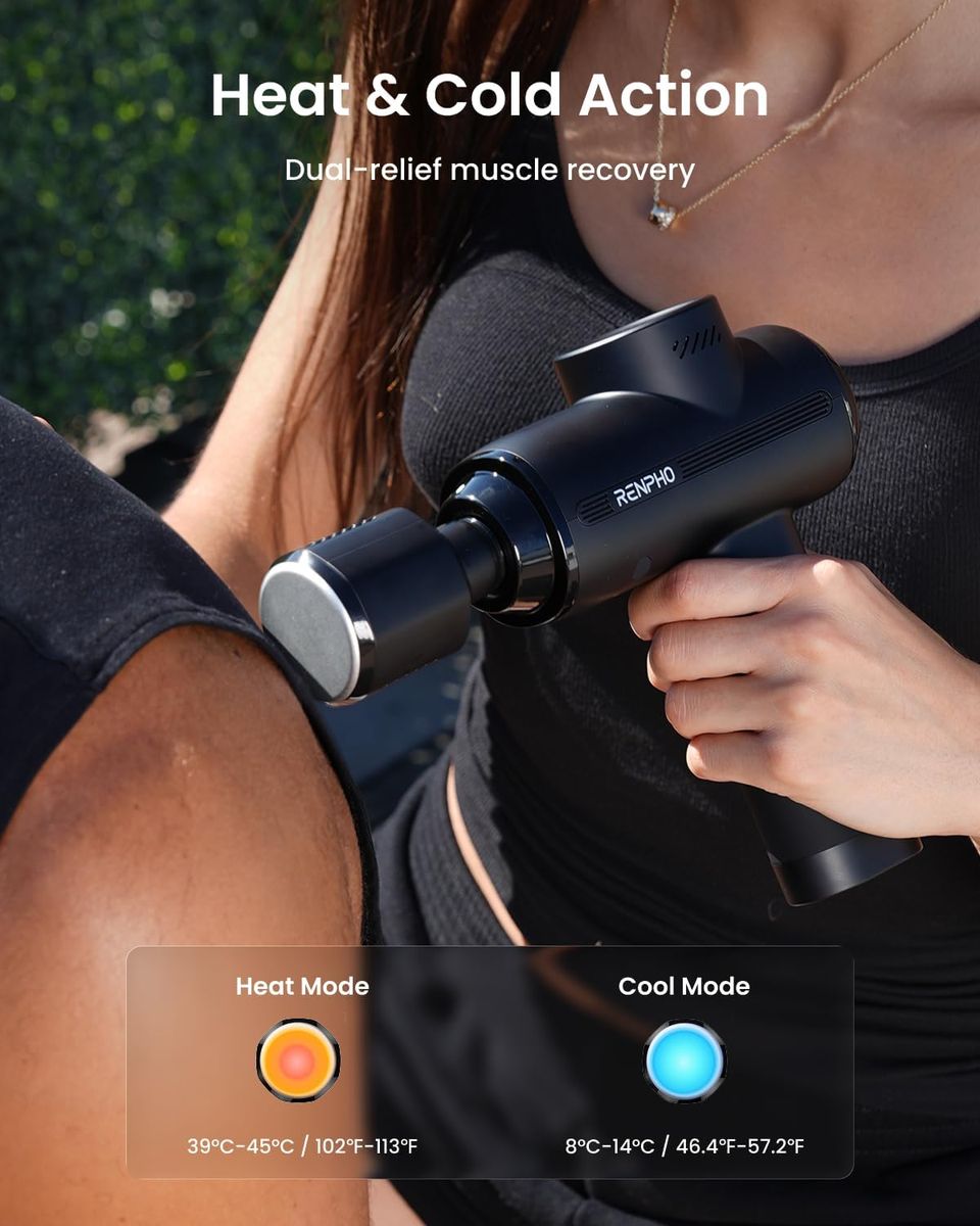 RENPHO Active Thermacool 2: Heat & Cold Massage Gun