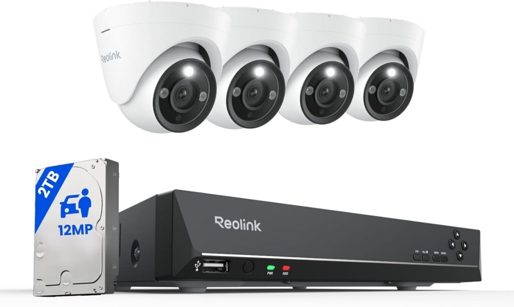 REOLINK 8CH 12MP PoE Security System: See Tomorrow Today