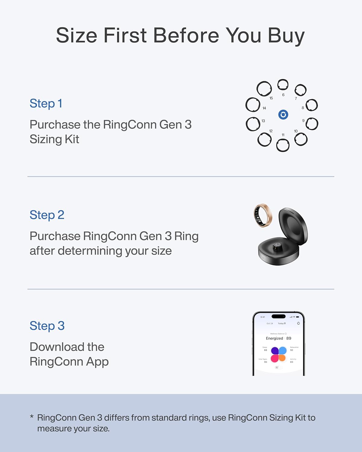 RingConn Gen 3 Smart Ring: Vascular Trends in Brushed Silver