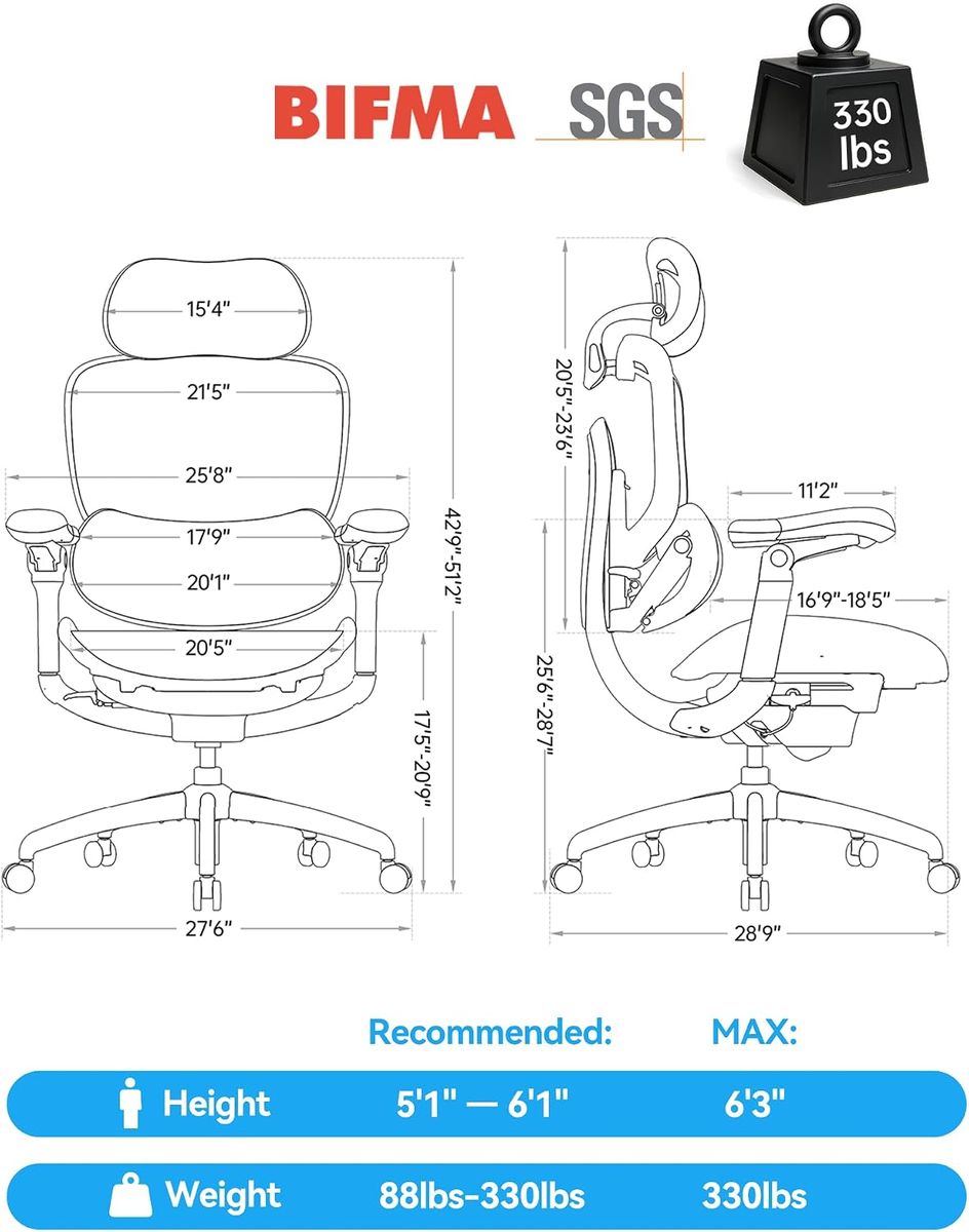 SIHOO Doro C300 Pro V2: The Ergonomic Office Chair You Deserve