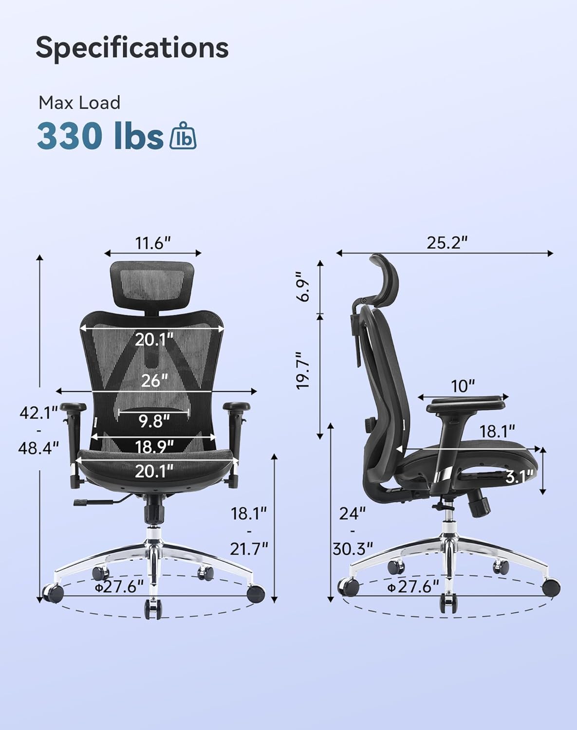 SIHOO M57 Ergonomic Office Chair: A Game-Changer for Your Back