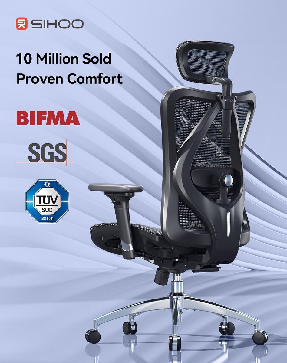 SIHOO M57 Ergonomic Office Chair: A Game-Changer for Your Back