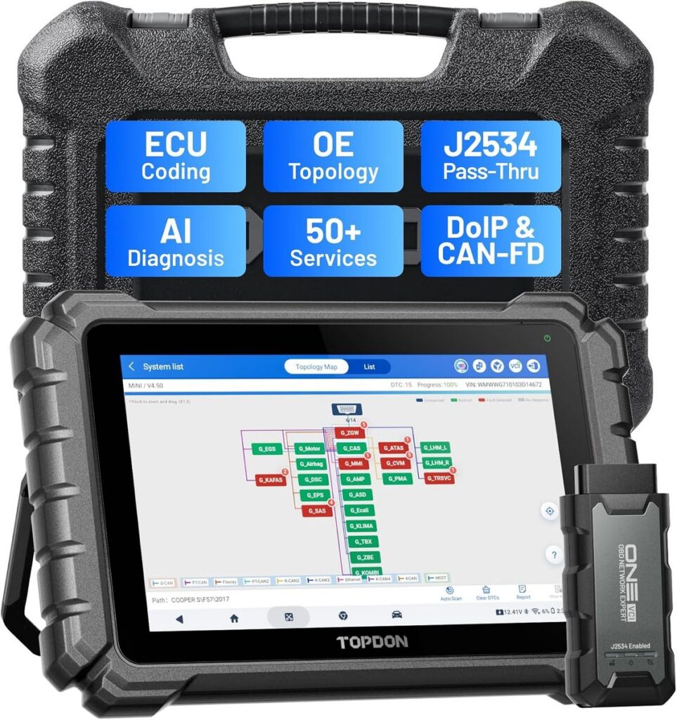 TOPDON ONE Bidirectional Scan Tool: A 10.1" Diagnostic Powerhouse