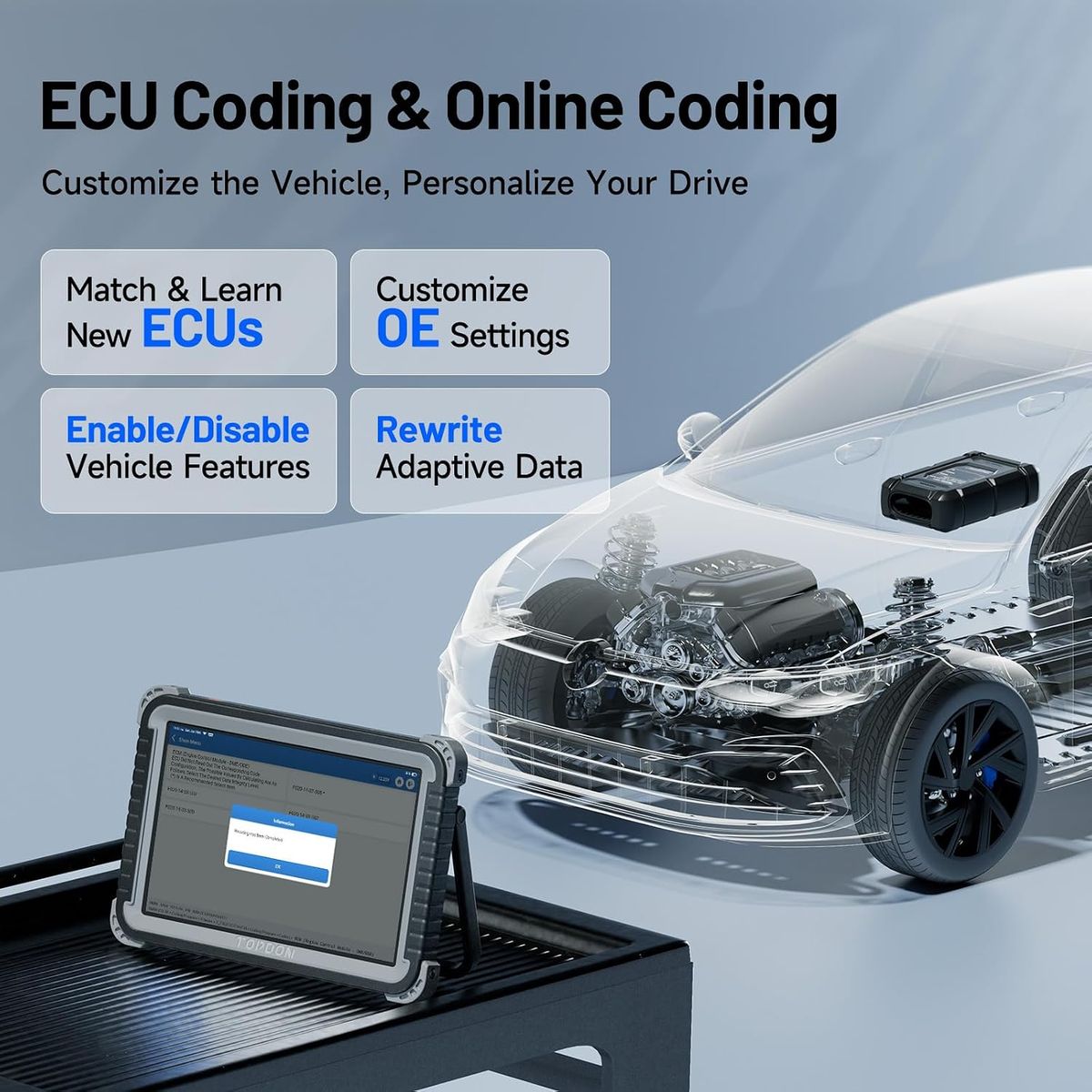 TOPDON Phoenix Plus 2 Scan Tool: ECU Coding Made Easy